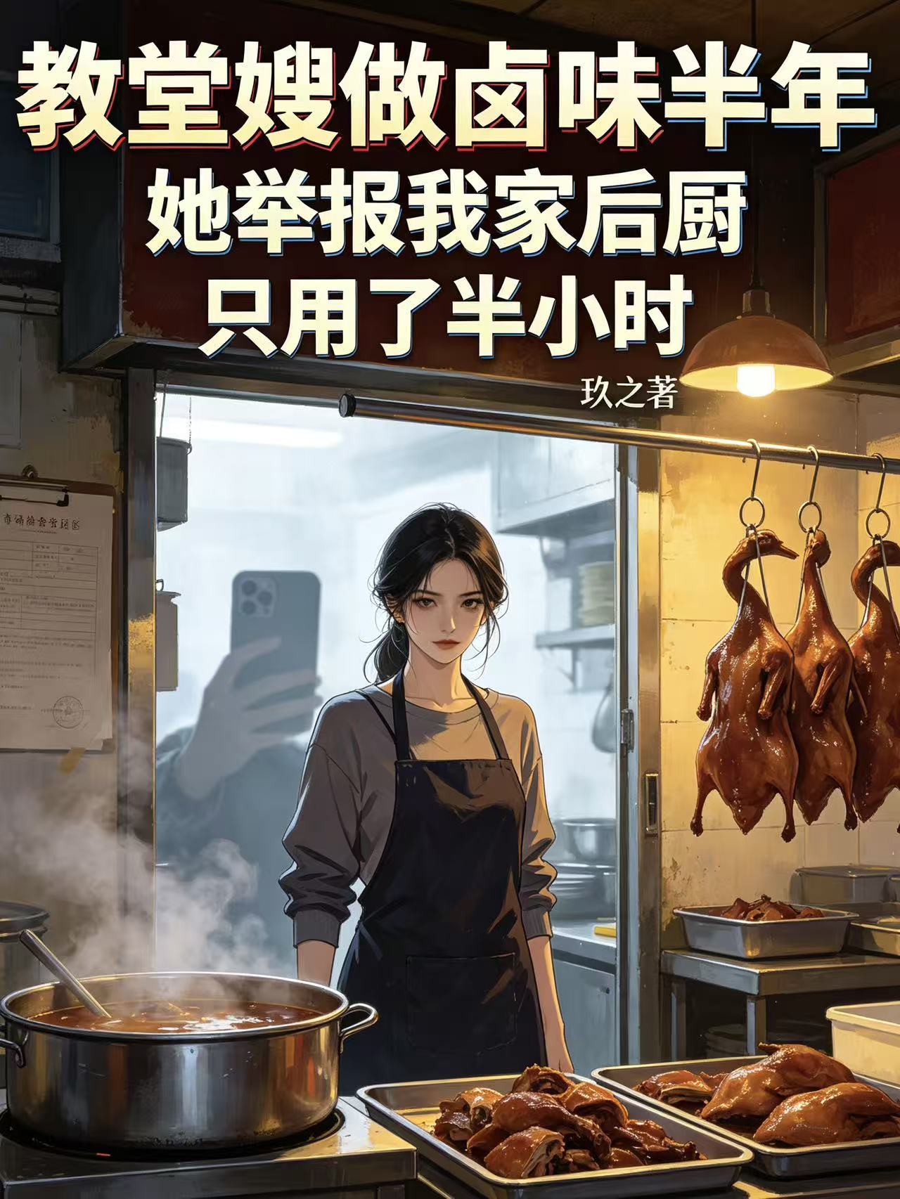 教堂嫂做卤味半年，她举报我家后厨只用了半小时