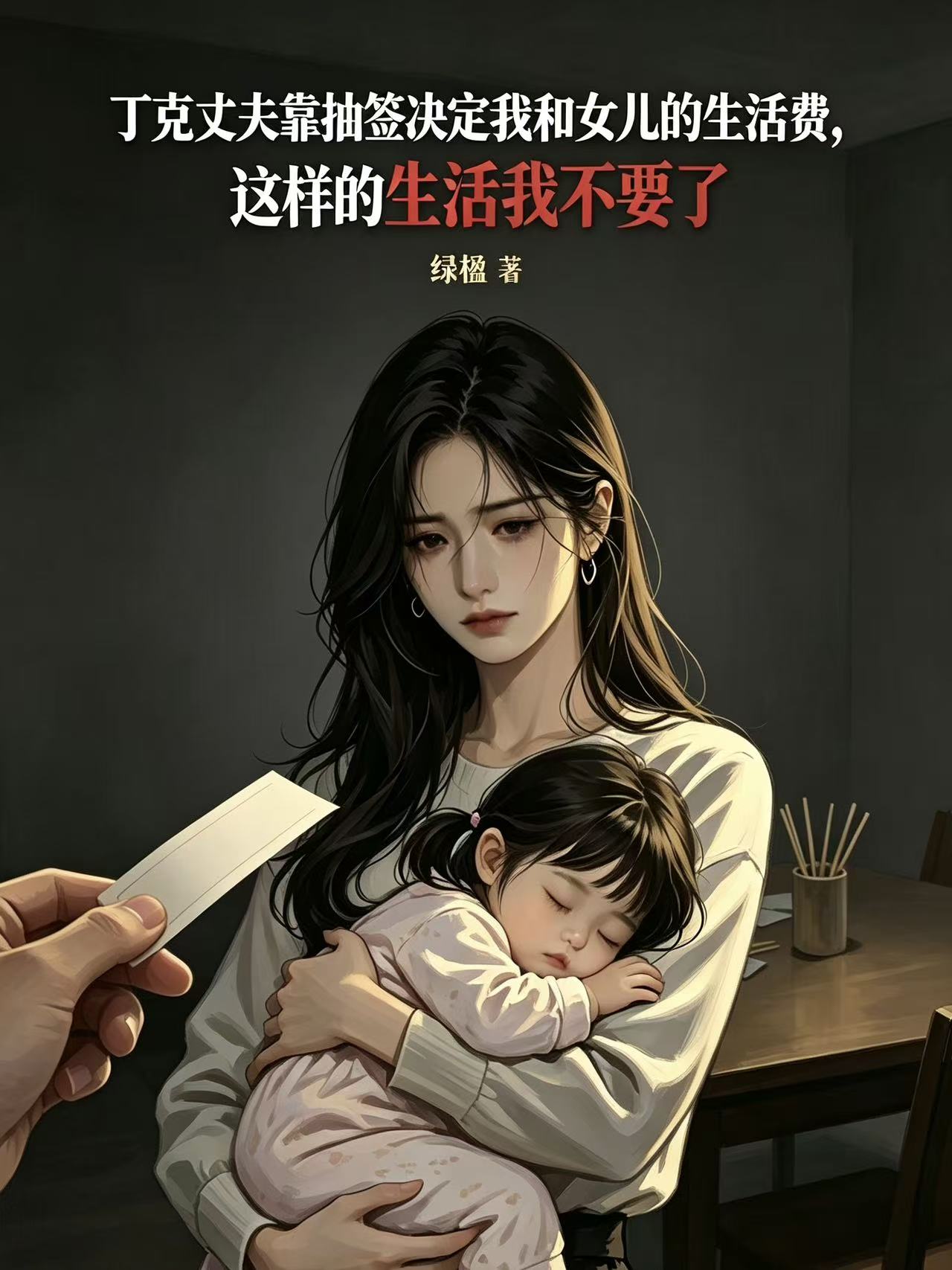 丁克丈夫靠抽签决定我和女儿的生活费,这样的生活我不要了