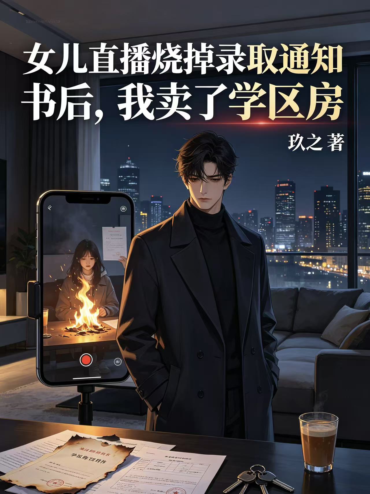 女儿直播烧掉录取通知书后，我卖了学区房