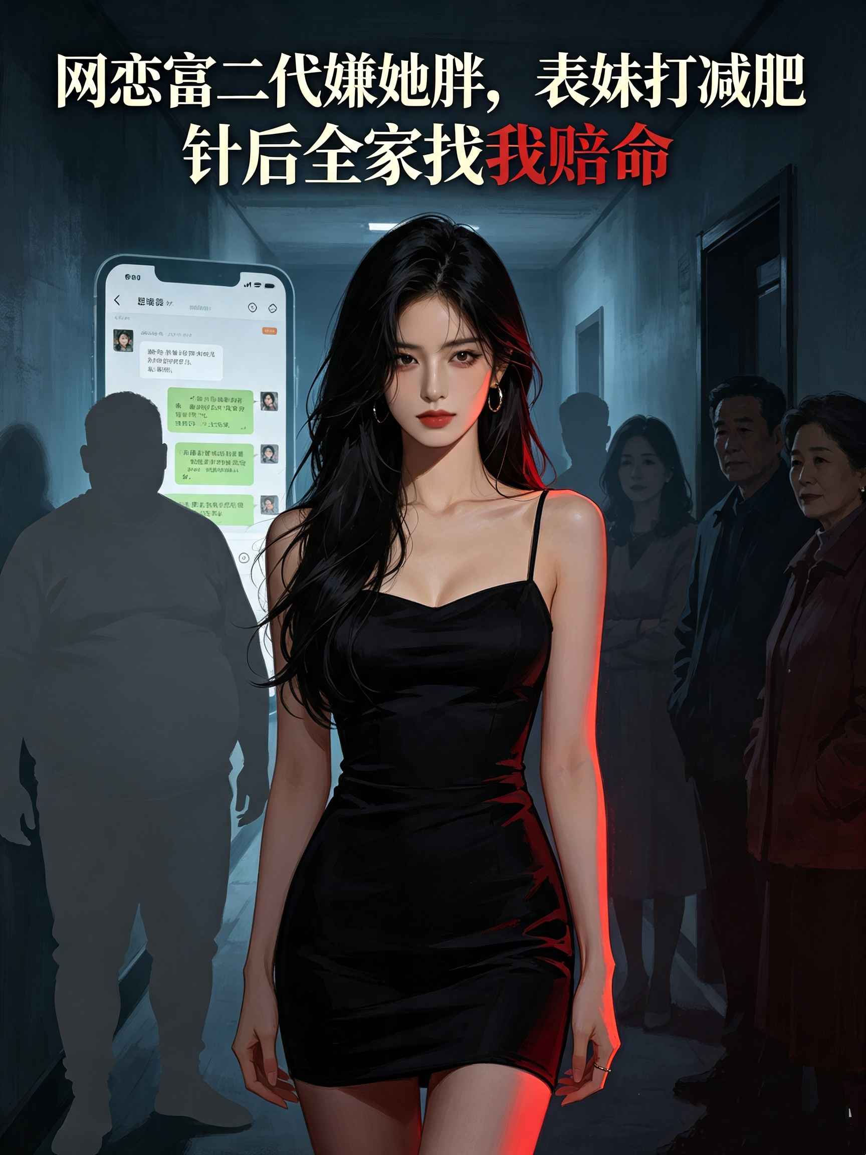网恋富二代嫌她胖,表妹打减肥针后全家找我赔命