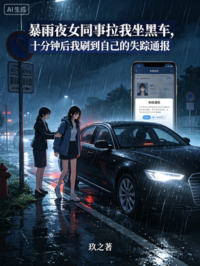 暴雨夜女同事拉我坐黑车,十分钟后我刷到自己的失踪通报