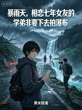 暴雨天，相恋七年女友的学弟非要下去拍瀑布
