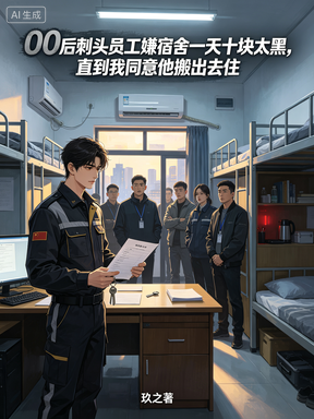 00后刺头员工嫌宿舍一天十块太黑，直到我同意他搬出去住
